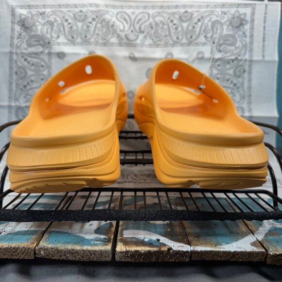 NEW Hoka Ora Recovery Slide 3 Men’s Size 12 Sherbet/Orange Sandals - Picture 5 of 8